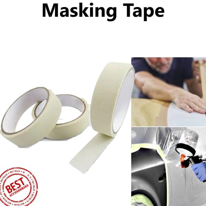 

Lakban Kertas Masking Tape Selotip Kertas 1 inch 755 best-a44 Diminati Banget