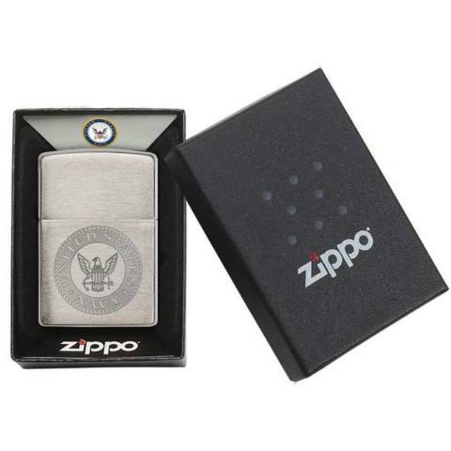 Zippo Original 29385 US Navy Seal Brushed Chrome