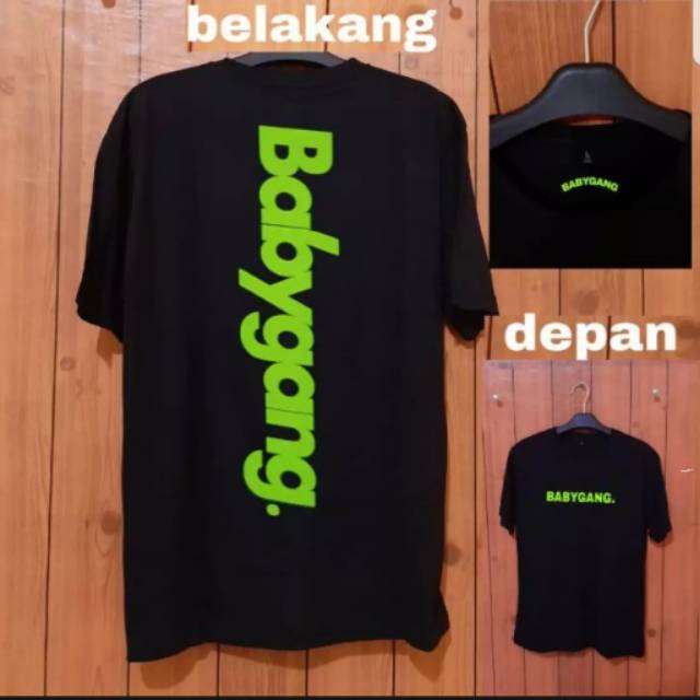 KAOS BABYGANG NEW DISTRO PREMIUM HIJAU NEON