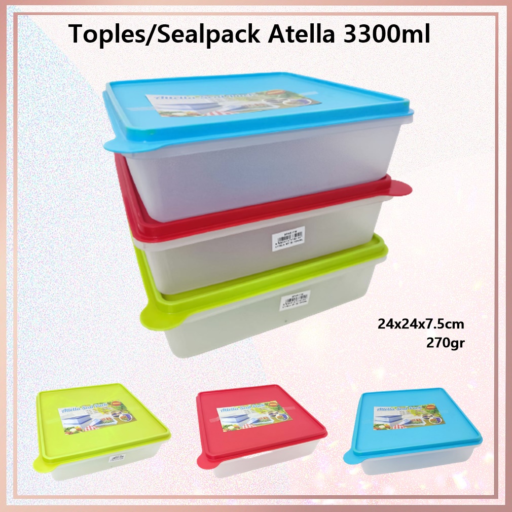 Toples Penyimpanan/Sealpack Atella 3300ml