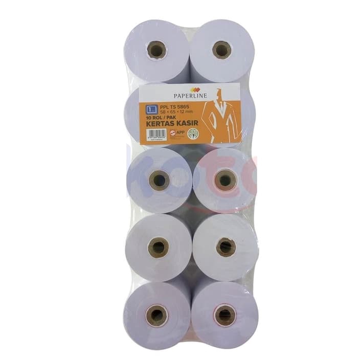 

Kertas Kasir Telstruk Paperline 58x65 Rangkap 1 (10rol)