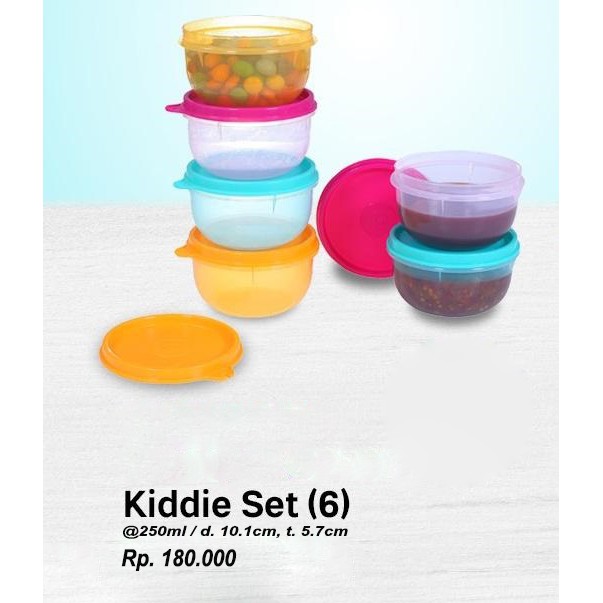 MURAH KIDDIE SET BOWL (6PCS) TUPPERWARE | TUPPY55