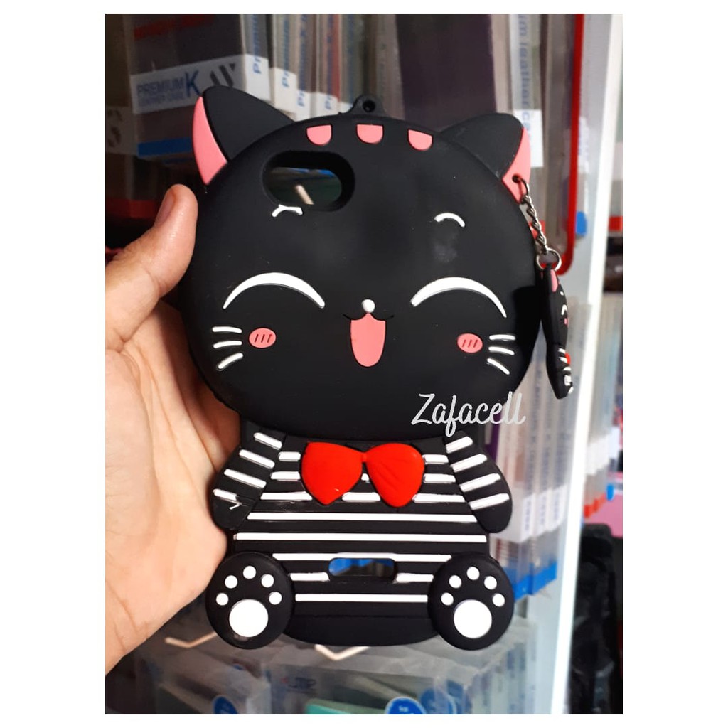 Softcase Xiaomi Redmi 6A redmi6a Cover Case 3D Silikon karakter Kucing Mimicat soft casing