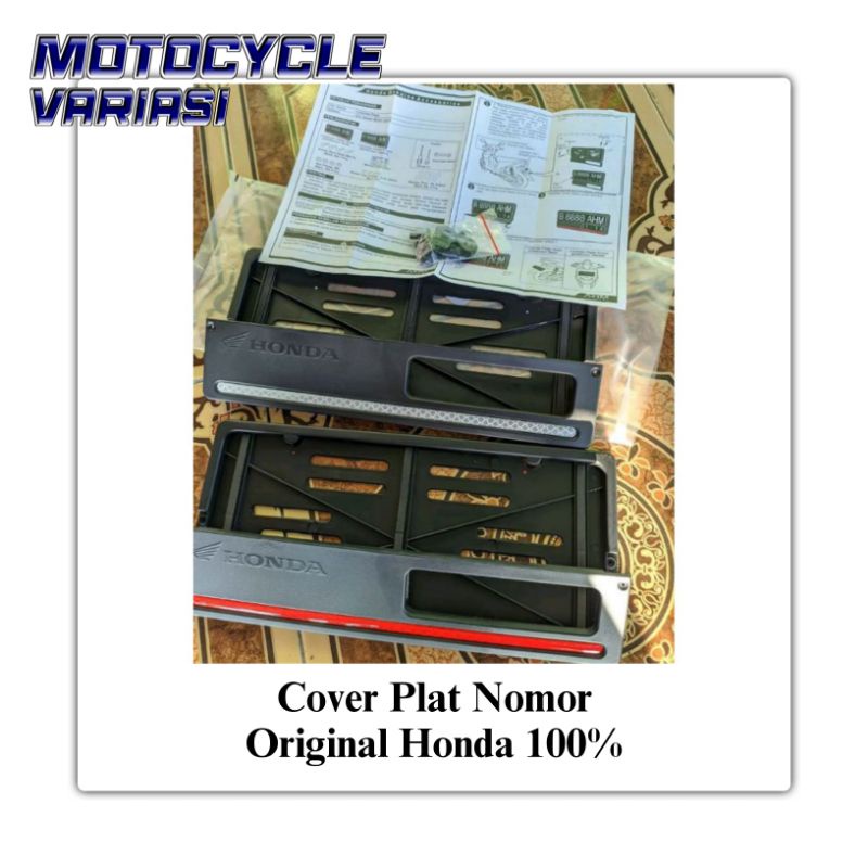 Cover plat nomor Honda Adv 160 Vario 160 Pcx 160 dudukan plat original honda adv pcx vario cb beat scoopy dll