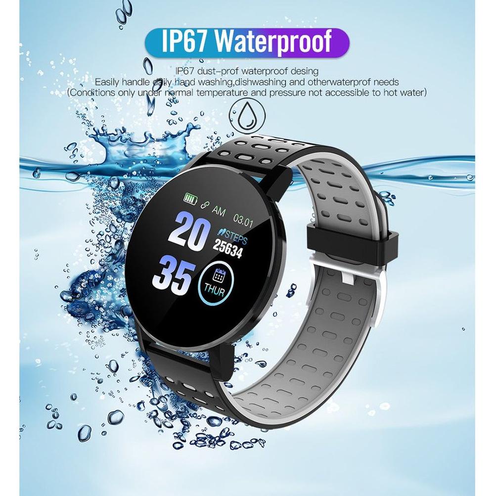 [Art. K0X] DENNOS 119 Plus Smartwatch Jam Tangan pintar smart watch Pria Wanita