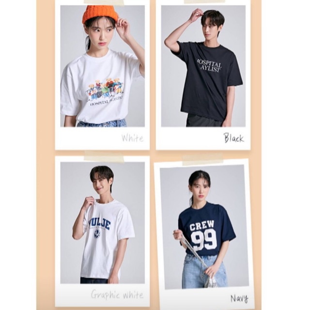 KAOS ATASAN TSHIRT HOSPITAL PLAYLIST KOREAN DRAMA SPAO YULJE MEDICAL CENTER LOGO CREW99