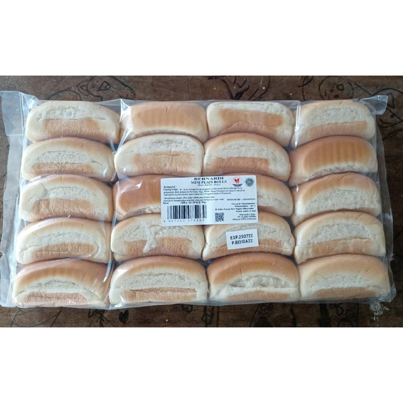 

Benardi roti hotdog kecil isi 20 berat 500gr