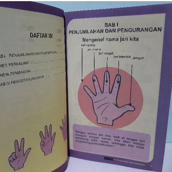 Buku Anak - Jaritmatika Metode Berhitung Lebih Cepat Edisi Terlengkap