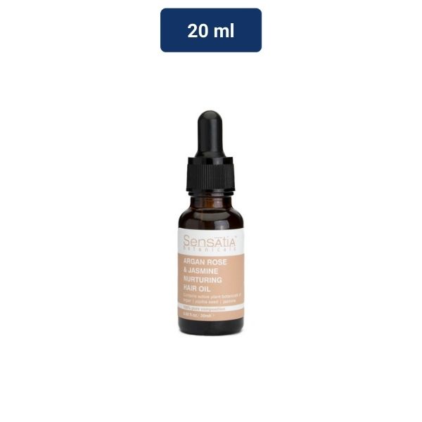 Sensatia Botanicals Argan Rose &amp; Jasmine Nurturing Hair Oil - 20ml