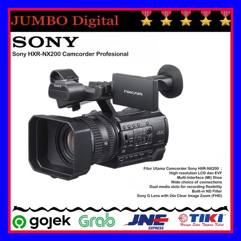 HANDYCAM SONY HXR NX200 CAMCORDER SONY NX 200 PROFESSIONAL