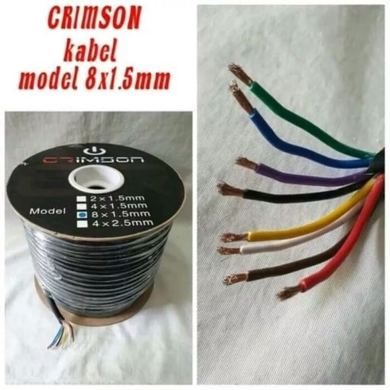 Kabel Speaker isi 8x1.5 panjang 50m full

