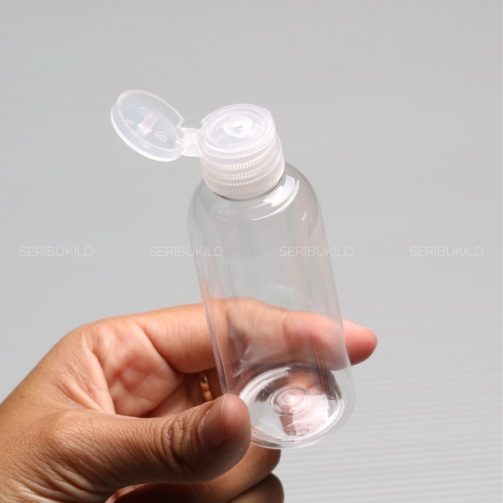 Botol Fliptop 60 ml PET / Botol Plastik 60 ml Fliptop