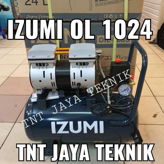 IZUMI 24 LITER OL 10-24 KOMPRESOR OILLESS IZUMI 1HP 24LITER OL 1024