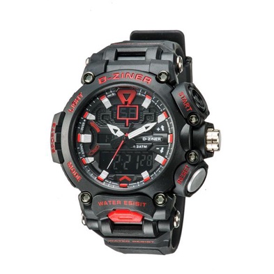 D-Ziner 8298 - Jam tangan pria sporty analog digital strap rubber