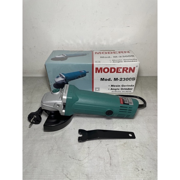 mesin gerinda m-2300 modern / mesin gerinda tangan / modern gerinda tangan / mesin gerinda modern / gerinda tangan 4 inch modern / mesin gerinda modern original / angle grinder modern / mesin gerinda tangan murah / gerinda grinda gerenda gurinda