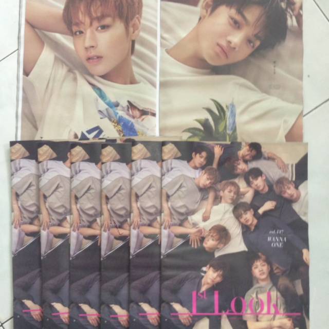 Wanna one 1st look magazine