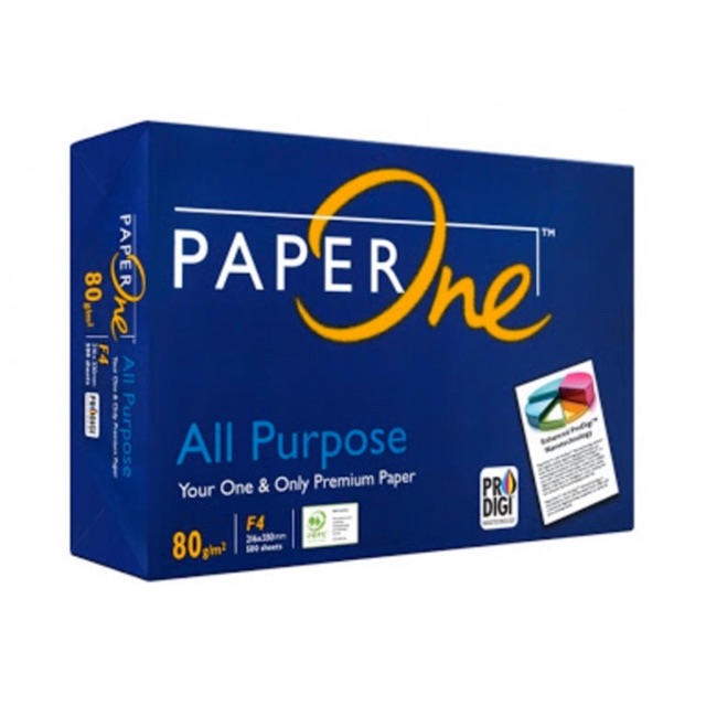 

Paper One F4 80 Gram / Fotocopy Paper Murah / Print Paper Hvs