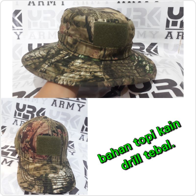 topi peat perbakin dan topi rimba perbakin