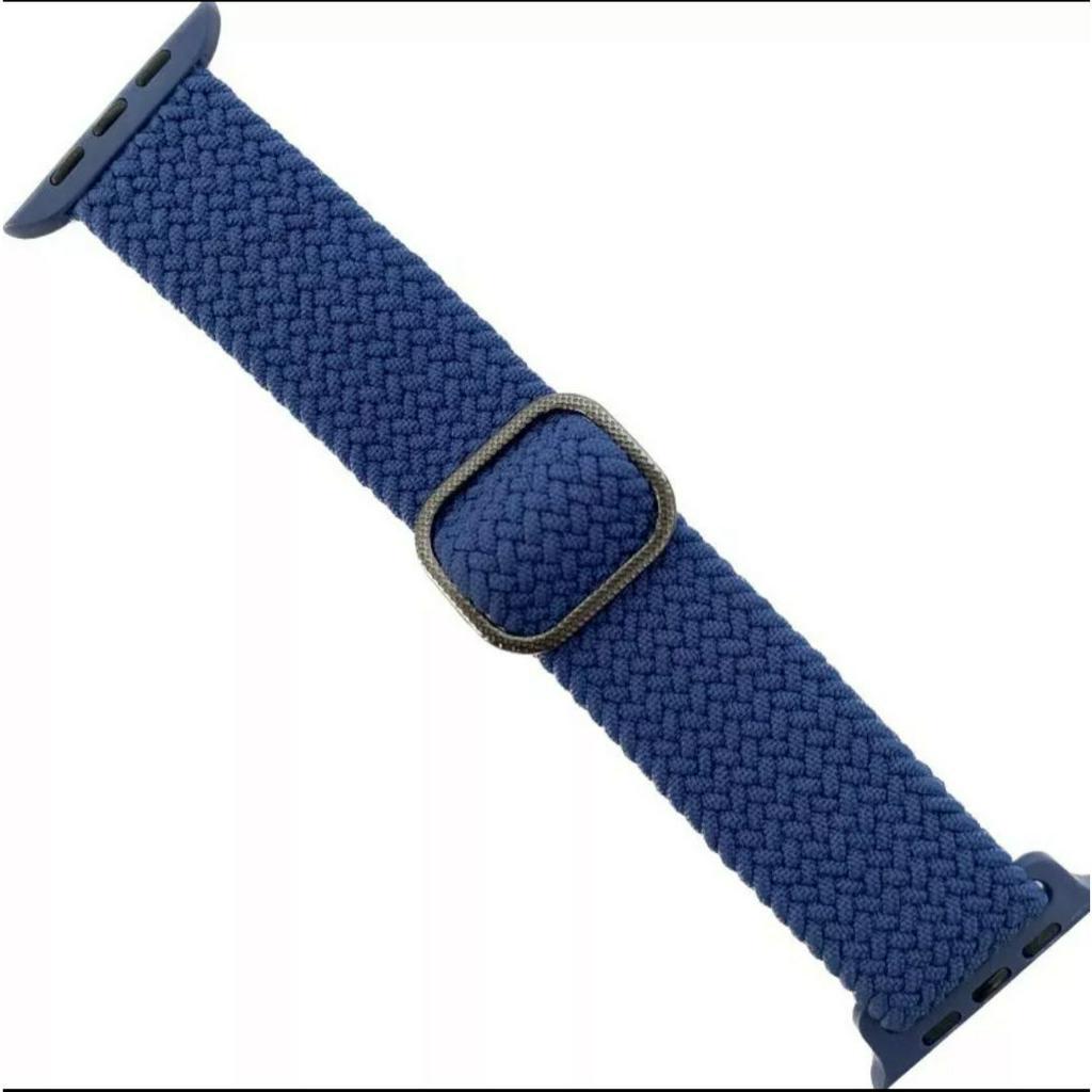 (SS) Strap Smartwatch Nilon Apple Watch T500 T55 IWO Tali Jam Pengganti Apple Watch 38/40/41mm 42/44/45mm Nilon