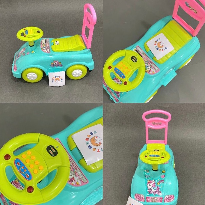 Mainan Mobil Anak BTL 559 SHP TOYS - Maenan Mobilan Dorong Tunggang Ride On Pink Tosca Blue Ready Stock