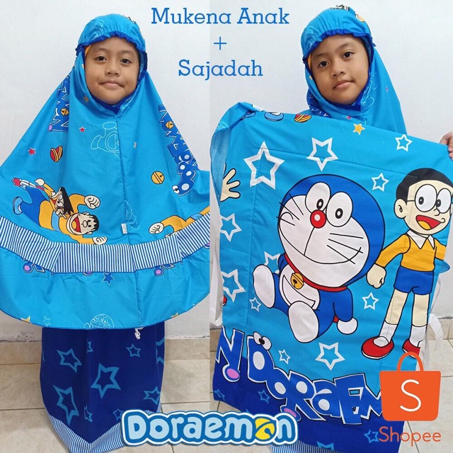 MUKENA KARAKTER ANAK DORAEMON
