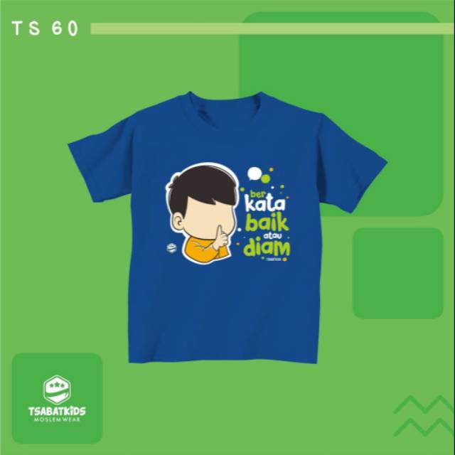 KAOS ANAK LAKI-LAKI KAOS DAKWAH TSABAT KIDS