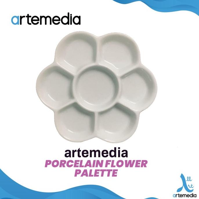 

Palet Lukis Artemedia Flower Porcelain Palette