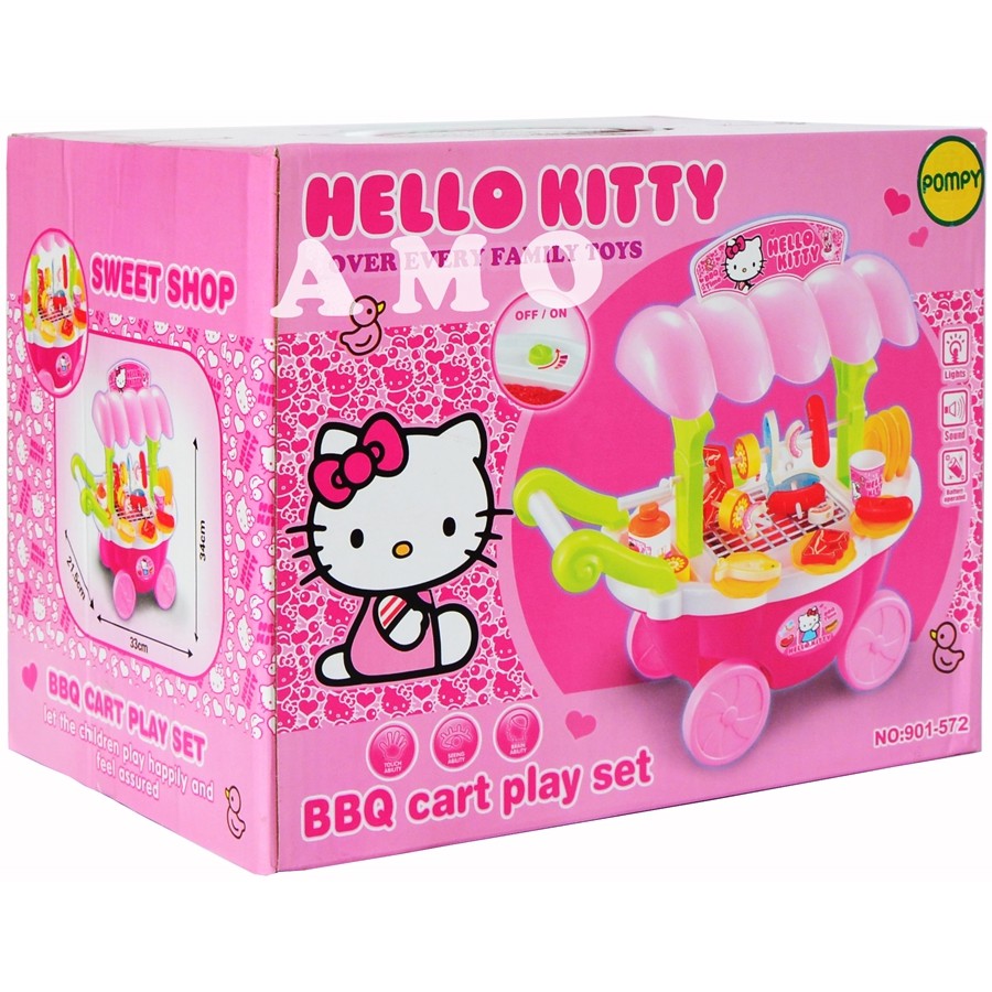 BBQ CART PLAYSET HELLO KITTY