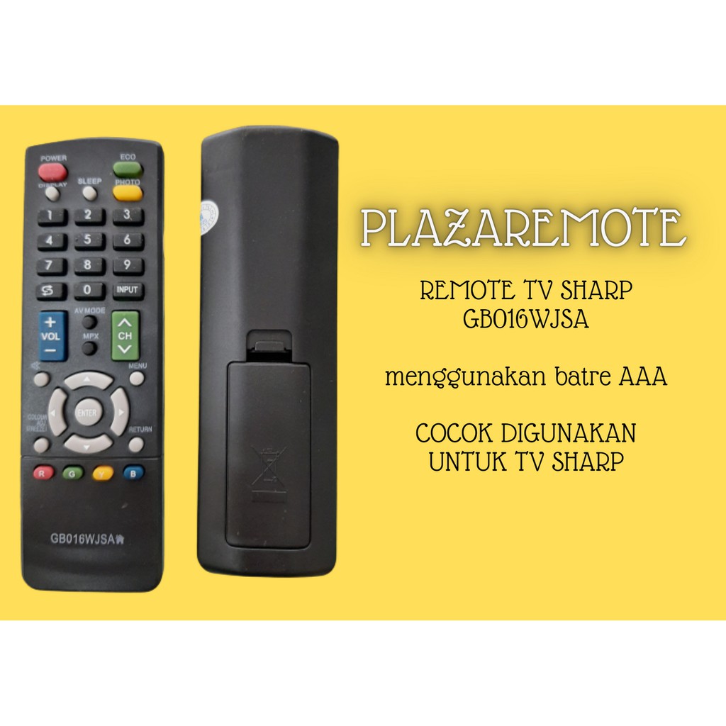 remote SHARP AQUOS DIGITAL TV LCD LED 016