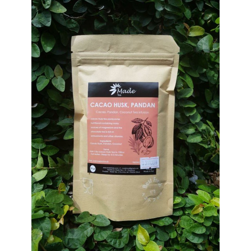 

Teh Herbal Cacao | Cacao Husk Pandan by Made Tea (50gr)