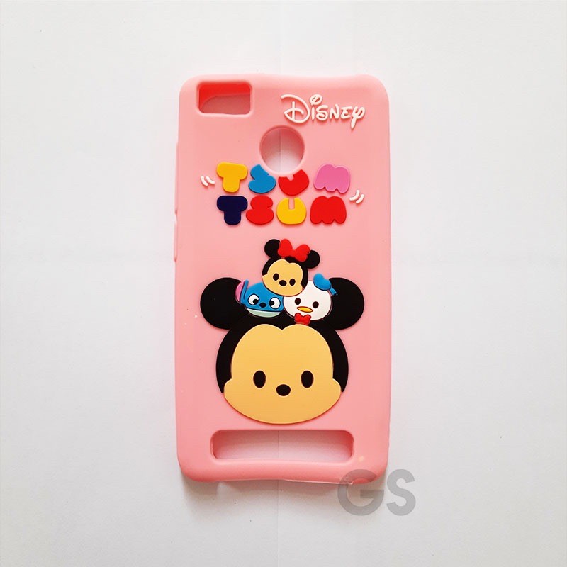 Silikon 3D REDMI 5A karakter  silicon softcase casing hp lucu Silikon boneka lucu pelindung hp case tebal karet softcase lentur