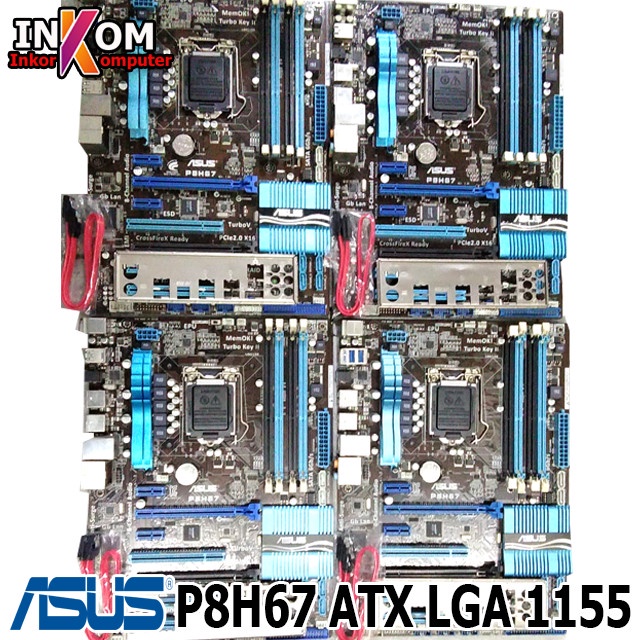 Mobo Intel LGA 1155 P8H67 Asus ATX