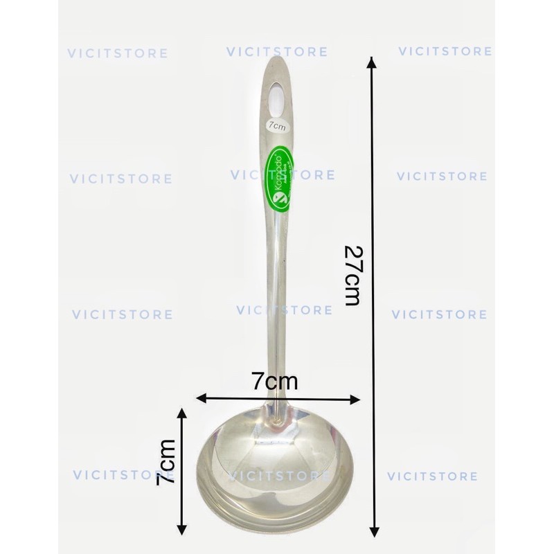 Sendok Sop / Sayur Stainless Komodo 7cm