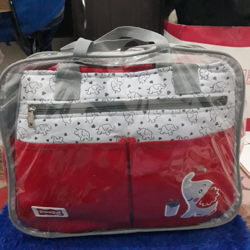 Tas Dialogue dumbo series merah ukuran besar