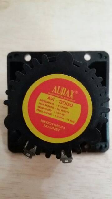 Audax ax 3000 tweeter speaker walet magnet neodymium