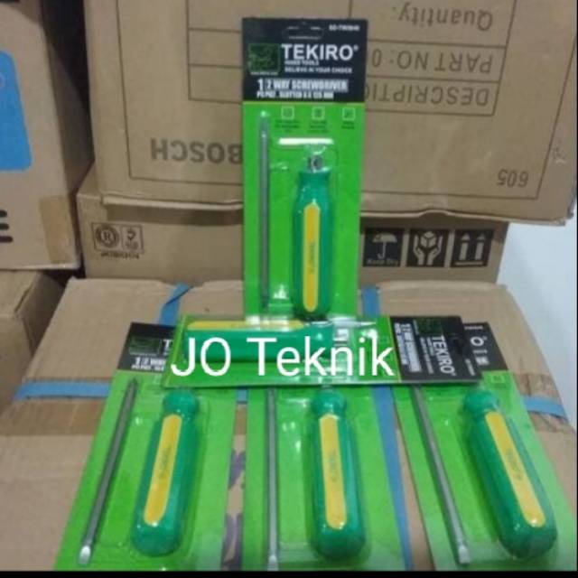 OBENG BOLAK BALIK DUA ARAH TEKIRO / TWO WAY SCREWDRIVER TEKIRO TERLARIS