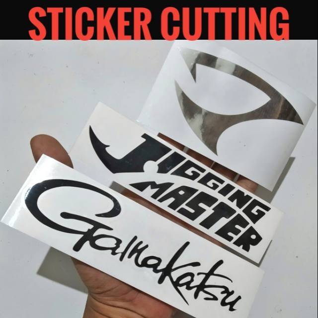 Sticker cutting jigging master gamakatsu