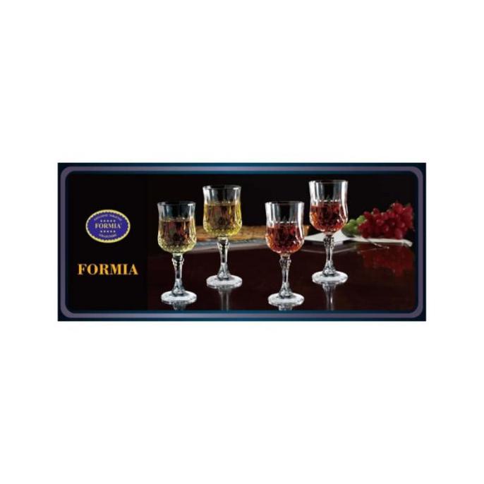 FORMIA GELAS BERKAKI CRYSTAL WINE 19 CL - 6 PCS