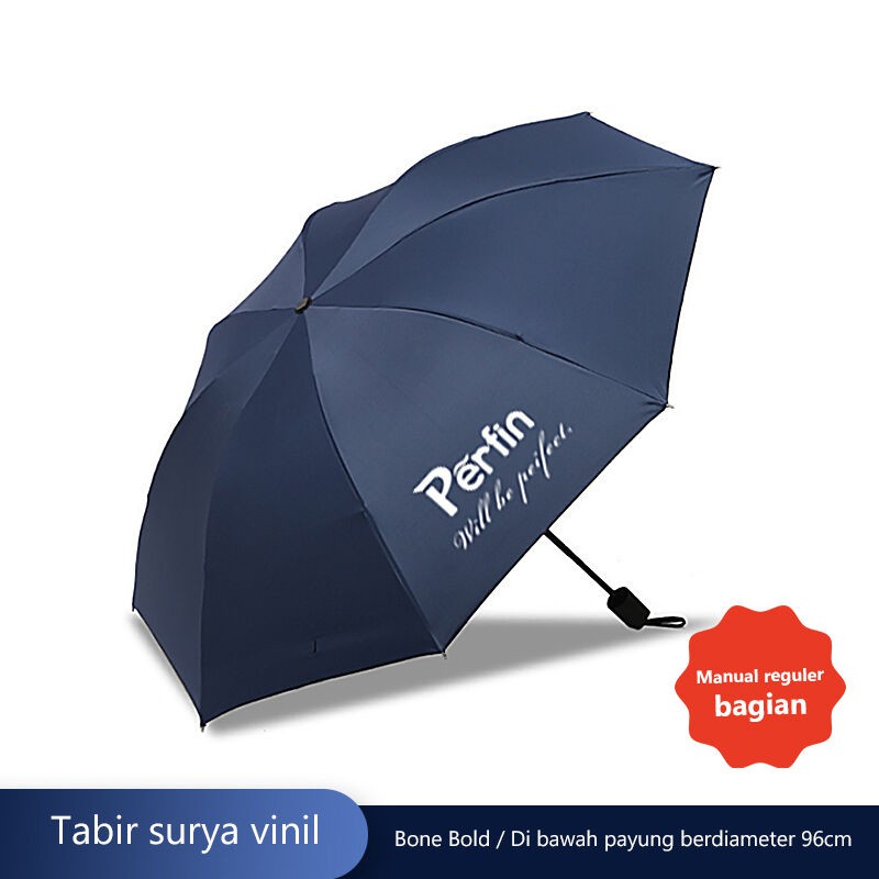 BLINGO x Perfin PFUM01 Payung Lipat Otomatis Anti UV / Payung Otomatis Buka Tutup Anti UV