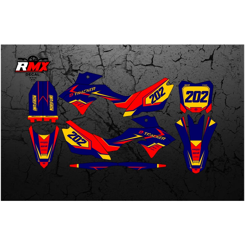 DECAL DTRACKER FULLBODY (006) DEKAL STIKER DTRACKER 150 SE/NEW 2016 2017 2018 2019 2020 2021 2022 HI