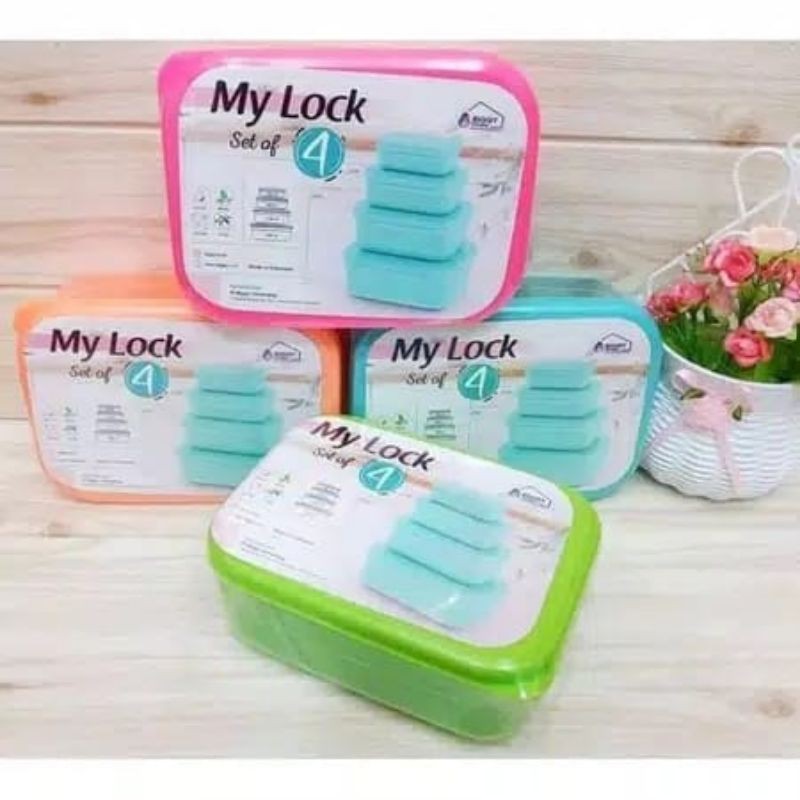 TEMPAT PENYIMPANAN MAKANAN BIGGY MY LOCK/TOPLES BIGGY MY LOCK/TOPLES KUE BIGGY