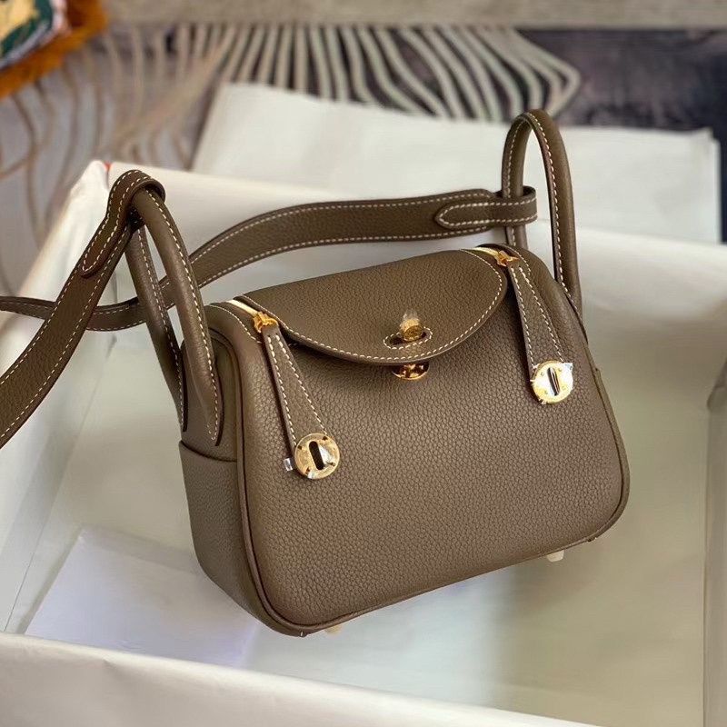 Tas Slingbag Wanita Kekinian H Mini  Lindy Tali Adjustable Free Box