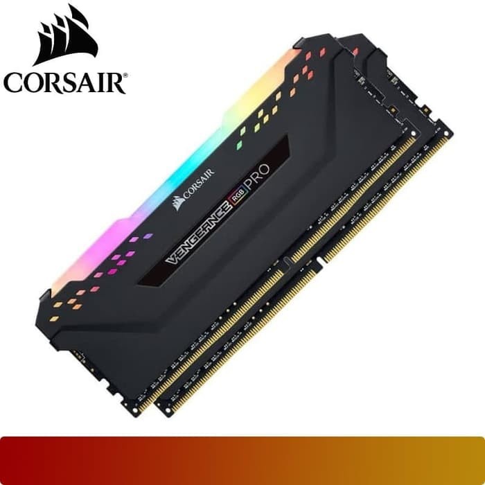 CORSAIR VENGEANCE RGB PRO DDR4 64GB (2X32G) 3600Mhz CMW64GX4M2D3600C18 NEW