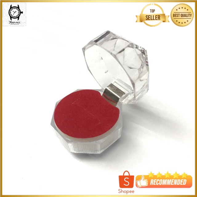 Tempat Cincin / Box Cincin / Kotak Cincin Kristal Akrilik Mika Simple Elegan Lucu