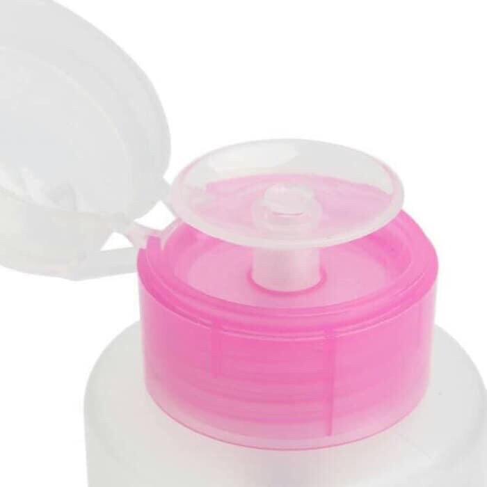 Botol pump mini pink 100ml botol makeup remover bottle travel size Produk Good Quality