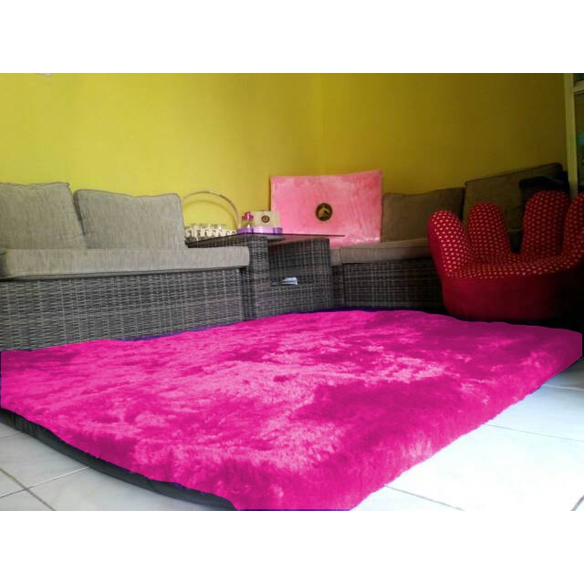 Busa Kuning Karpet Bulu 200x150x3 5cm Shopee Indonesia