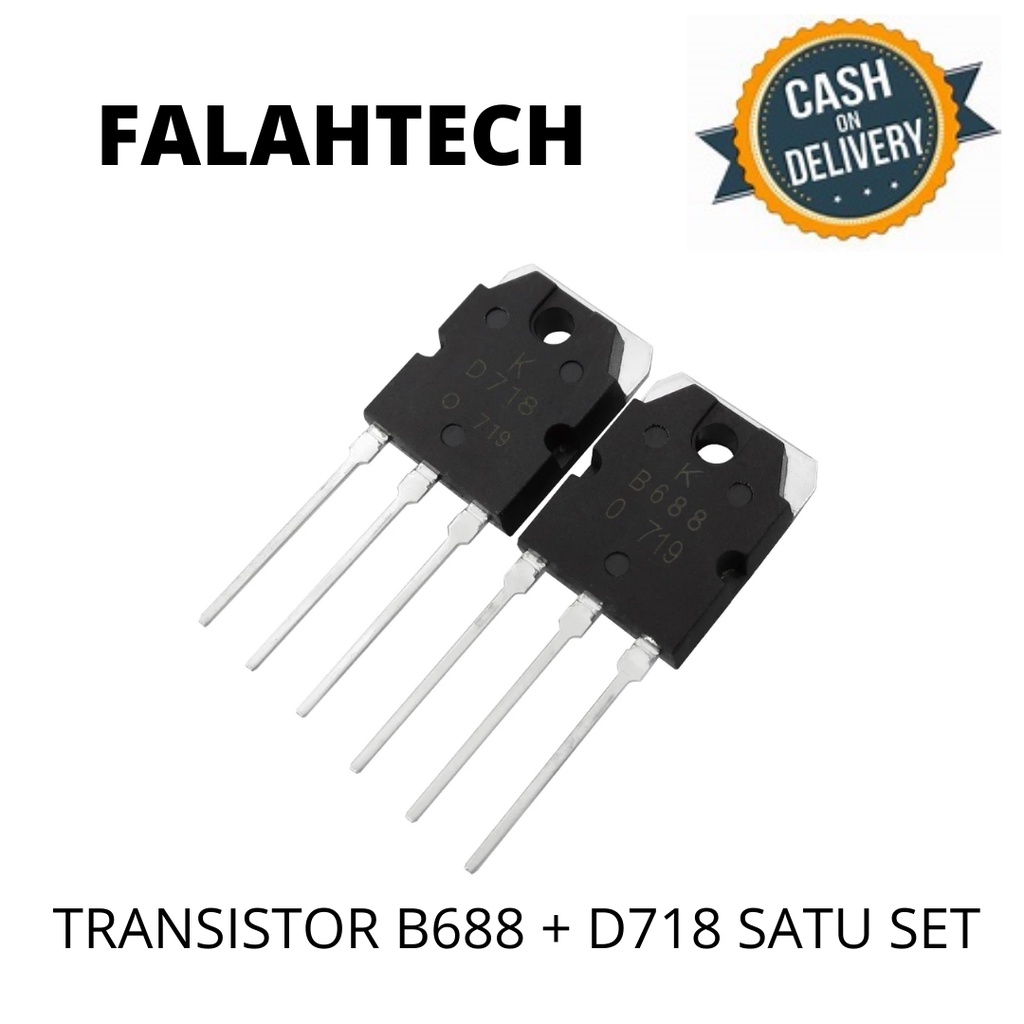 TRANSISTOR D718 B688 SATU SET