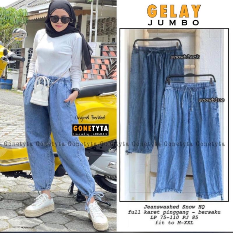 Celana Baggy Jeans Wanita Bahan Premium Murah Baggy Jeans Coiss