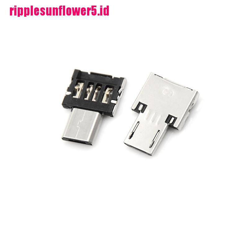 3pcs Adapter Converter Micro USB Male to USB Female OTG Untuk Pc