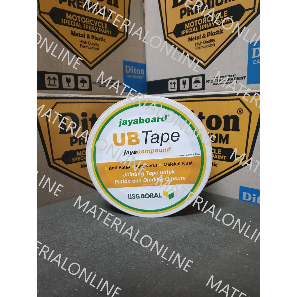 Jayaboard UBTAPE Jointing Paper UB Tape Lakban Kassa Kompon Gipsum